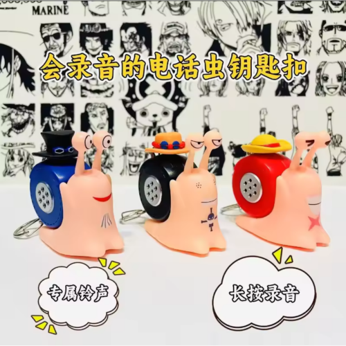 00-DEN-DEN-MUSHI Den den mushi llavero grabadora